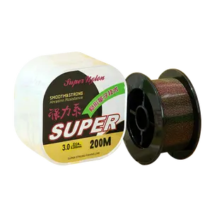 Manufacturers wholesale 200 meters point line color change camouflage nylon line fishing line