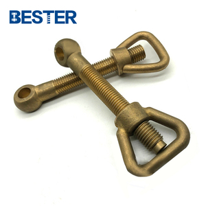 China Manufacturer M4 <strong>Brass</strong> Aluminum Joint Lifting Ring Screws Fish Eye Dog <strong>Bolt</strong> <strong>and</strong> M2.5 <strong>Wing</strong> butterfly <strong>Nut</strong> - Product Image 1