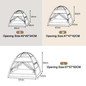 PiCi Paw kedi çadır büyük prenses kale evcil kapalı yıkanabilir köpek evi yatakları için taşınabilir Pet çadır - Product Image 6