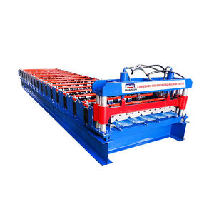 수동 이중층 롤 시트 지붕 타일 제작 롤 성형기 - Product Image 6