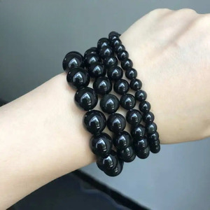 Pulseras de Piedras Preciosas de Obsidiana Natural con Cuentas de 8 mm al por Mayor para Regalo - Product Image 5