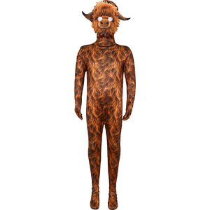 Traje Zentai de vaca escocesa con estampado digital de spandex, disfraz de cuerpo completo para juegos de rol y cosplay - Product Image 5
