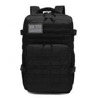 Sac à dos tactique extérieur anti-explosion personnalisé, design camouflage, imperméable, Oxford, 20-36L, polyester, unisexe