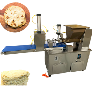 Machine d'aplatissement de pâte alimentaire de rue pâte à collation indienne formant la ligne de coupe de pâte Paratha façonnage de Parota - Product Image 6