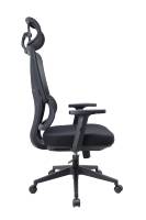 Chaise de bureau ergonomique en maille moderne bon marché avec appui-tête