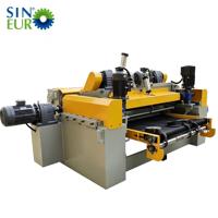 Tour à décapage de placage sans broche de 4 pieds, machine automatique de décapage de bois pour la production de placage de contreplaqué, équipement de travail du bois