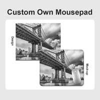 Tapis de souris de jeu personnalisé en gros Skyline Bridge tapis de bureau étendu emballage OEM ODM tapis de souris pour clavier