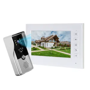 Telefone de vídeo com visão noturna para sistema de intercomunicação de edifícios de vilas