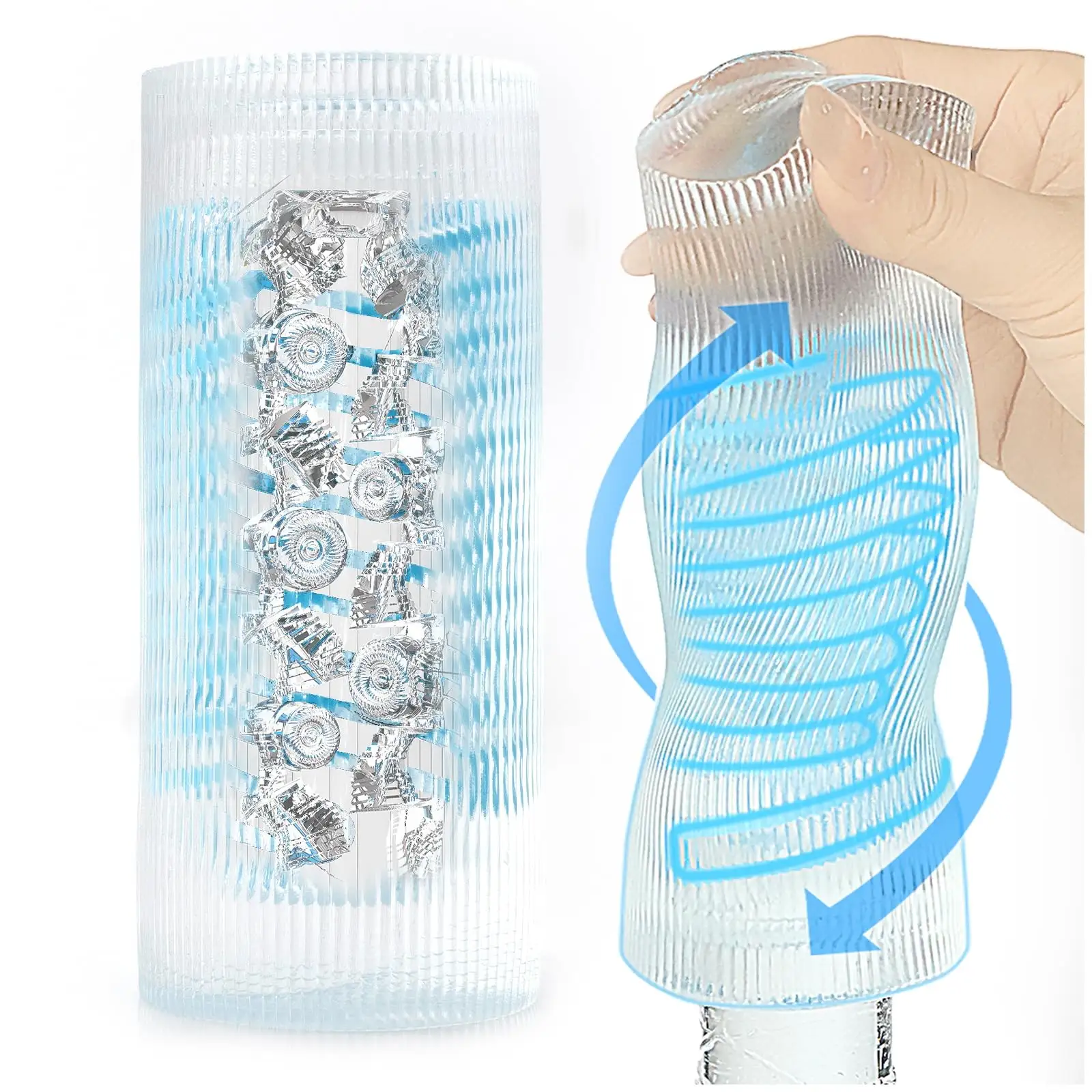 Một Nửa cơ thể Túi âm hộ thủ dâm cup bussy chất bôi trơn masturbator và Shaver masturbators đầy đủ người đàn ông công cụ động vật mông