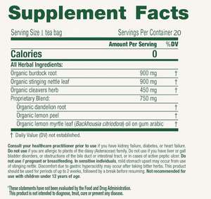 ชาดีท็อกซ์ประจำวัน ช่วยบำรุงผิวพรรณและสุขภาพตับ ด้วยสารสกัดจากดอกแดนดิไลออนและมะนาว บรรจุ 20 ซองชา ขายส่งจำนวนมาก - Product Image 2