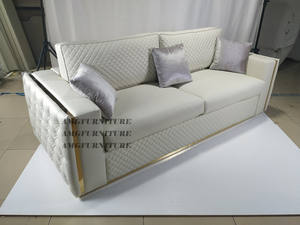 Ensemble de <span class=keywords><strong>canapé</strong></span> en cuir <span class=keywords><strong>Nubuck</strong></span>, photos de meubles de salon de luxe, mariage, nouveau modèle - Product Image 6