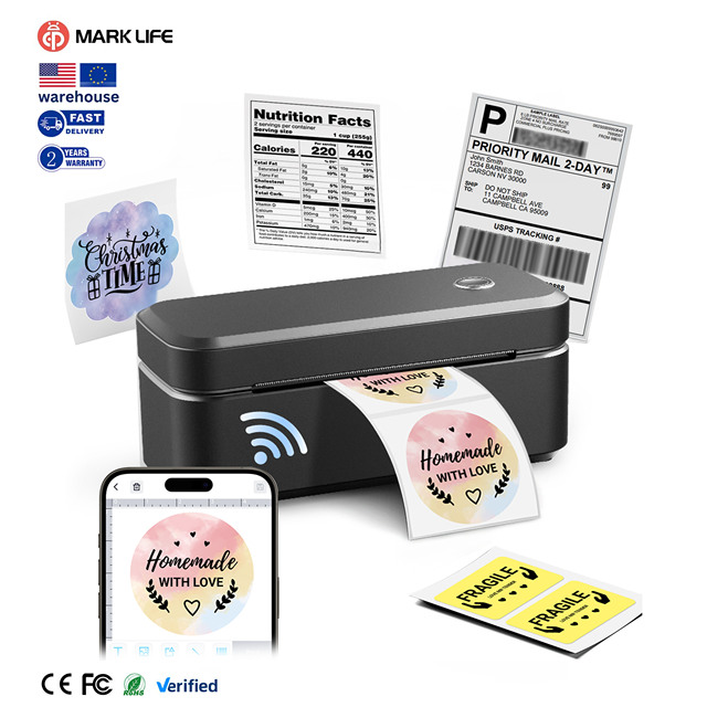 W-Marklife X4 FBA Shipping Label Printer for Sellers 4x6 Thermal Paper Barcode Maker with ASIN/UPC Support 203dpi
