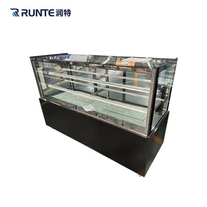 Lemari Pendingin dengan Pintu Kaca Sudut Kanan untuk Pajangan Kue Es Krim - Product Image 3