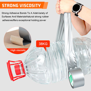 UJANG Low Moq Wholesale Private logo <strong>Adhesive</strong> <strong>Tape</strong> Waterproof Heavy Duty Repair Silver air Conditioner Cloth Duct <strong>Tape</strong> - Product Image 5