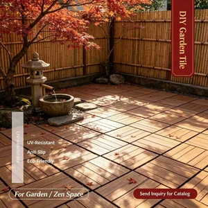 Planches de terrasse en composite WPC pour extérieur, sans joint, <span class=keywords><strong>prix</strong></span> d'usine, vente en gros - Product Image 2