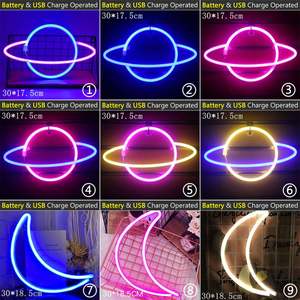 <span class=keywords><strong>Lampe</strong></span> murale en plastique avec éclairage LED en forme de <span class=keywords><strong>nuage</strong></span>, <span class=keywords><strong>néon</strong></span>, lumière d'ambiance, décoration artistique, pour chambre d'enfant, bébé, éclairage de fête, Noël - Product Image 2