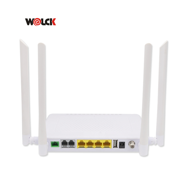 Hot Sell 4ge Catv Wifi Gepon Gpon Ont Ftth Dual Band Wifi Onu