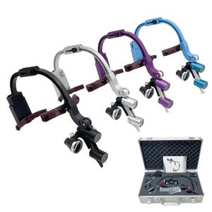 2.5X 3.5X Medische Tandheelkundige <span class=keywords><strong>LED</strong></span> Hoofdlamp Tandheelkundige Loepen Tandarts Chirurgische Koplamp Laboratorium Apparatuur Spotlight/Helder/Verhelderend - Product Image 1