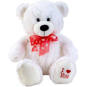 120cm de alta calidad cómodo clásico regalo de San Valentín de peluche oso de peluche blanco - Product Image 6