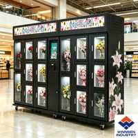 Distributeur automatique de fleurs Winnsen personnalisé 24h/24 avec écran tactile, 16 bouquets, à vendre
