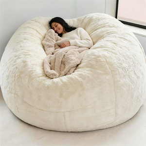 Modern <strong>Bag</strong> Chairs for Adult <strong>Bean</strong> <strong>Bag</strong> for Teens Adults Giant Soft Fluffy Fur Chairs for Adults Furnitures - Product Image 3