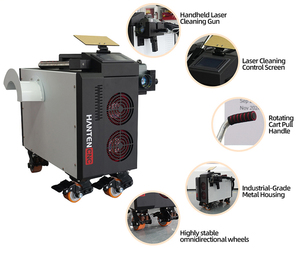 Macchina per Pulizia <span class=keywords><strong>Laser</strong></span> ad Alta Potenza 500W, Rimozione Vernice e Graffiti, Pulitore per Superfici in Legno e Metallo - Product Image 6