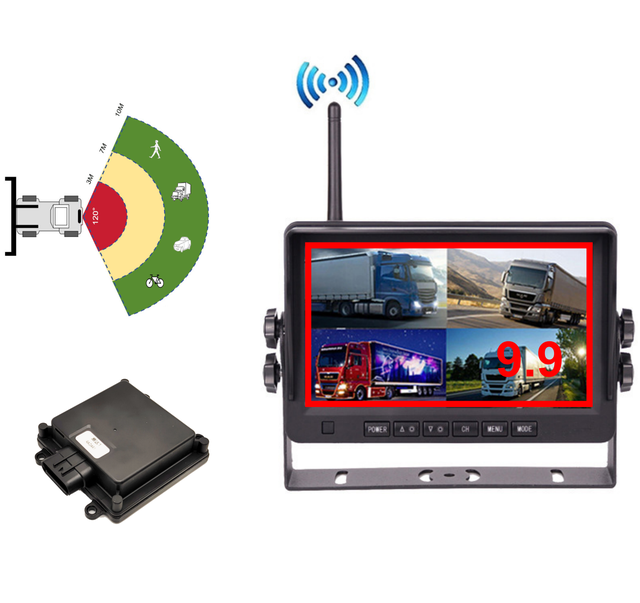 Car Reversing Radar Integrated Wireless Transmission High-Precision Millimeter- Wave Radar with Data Log