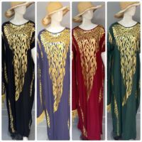 Nouvelle Robe d'été ample en coton pour femmes africaines, Abaya musulmane en rayonne douce, Hijab arabe, Taille unique, Robe estampée à chaud