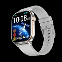 Reloj Inteligente QX17 de 2.01" con 420mAH, Brújula, Frecuencia Cardíaca, SpO2, Seguimiento del Ciclo Menstrual Femenino, Deportes al Aire Libre, Resistente al Agua IP68