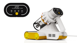 Nuovo Design di vendita calda UV polvere acaro materasso aspirapolvere doppio rotolamento spazzola luci UV filo palmare acaro della polvere - Product Image 4