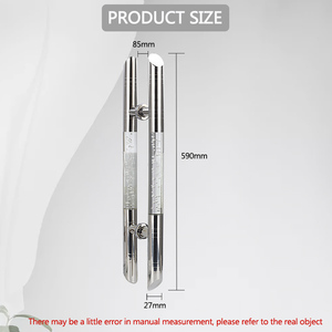 Gorgeous H Shape Main <strong>Door</strong> <strong>Pull</strong> <strong>Handle</strong> Acrylic Shower <strong>Pull</strong> <strong>Door</strong> <strong>Handle</strong> Crystal Glass <strong>Door</strong> <strong>Handle</strong> - Product Image 4