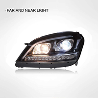Phares LED modifiés pour Mercedes-Benz ML350 W164, phares LED DRL, clignotants, feux de route, 12V