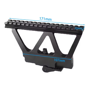 SideMount 21mm Adapter Bracket for Outdoor Equipment Setup Lightweight Aluminum Base - Product Image 3