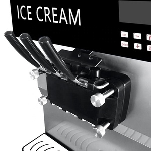 3 Flavor Soft Ice <b>Maker</b> Frozen <b>Yogurt</b> Machine 18L/H LCD Display - Product Image 6