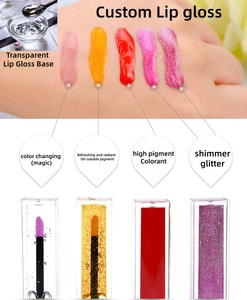 Aceite Labial con Color <span class=keywords><strong>de</strong></span> Vainilla <span class=keywords><strong>de</strong></span> Marca Privada, Brillo Labial Vegano Hidratante, Lápiz Labial Líquido Mate Natural <span class=keywords><strong>de</strong></span> Marca Privada - Product Image 5