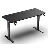 Bureau de travail intelligent moderne OEM/ODM, bureau électrique réglable en hauteur, montage facile, table de bureau électrique intelligente