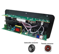 Amplificateur audio de voiture avec son super clair, coque en fer noir, circuit imprimé D10II, radio BT, USB, TF, double microphone, télécommande