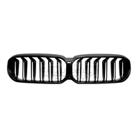 Accessoires Auto ABS plastique fibre de carbone pare-chocs avant calandre garniture couverture gril pour BMW série 5 G30 2021 2022 2023