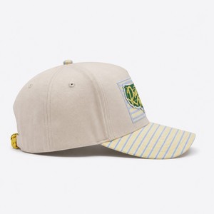 Casquette de sport unisexe personnalisée en sergé de coton premium, non structurée, à calotte souple, avec badge tissé, réglable, pour la vente en gros - Product Image 3