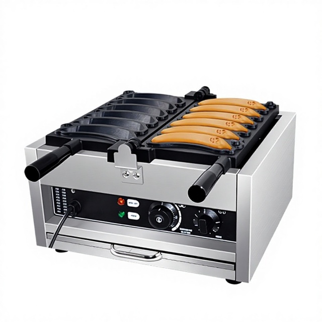Jetters Banana-Shaped Waffle Maker & Toast Machine Internet-Famous Snack Baking Machine Model JTS-05 6 Months Warranty