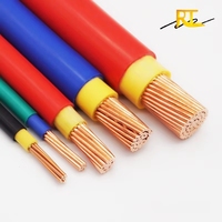 THHN THW Draht Kupferkern PVC-Isoliertes Elektrokabel Haushaltsverkabelung Fabrikpreis