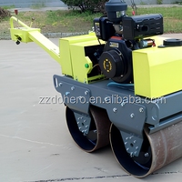 Compacteur routier vibrant à double tambour DOHERO 300kg-1000kg, diesel/essence, haute efficacité