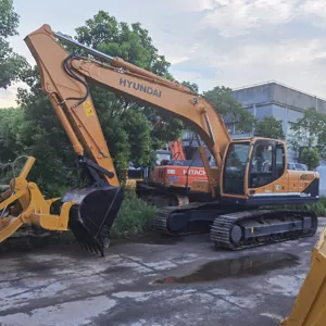 Mesin Penggali Berat Hyundai R Excavator Harga Rendah Tingkat Bagus 305lc/215lc/225lc dengan Kondisi Berjalan Lengkap