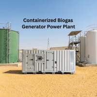 Groupe électrogène silencieux à biogaz et syngaz, démarrage automatique, AVR sans balais, 500 kW, arrêt d'urgence, banque de charge, unité à carburant flexible, 600V 50/60Hz Haifeng
