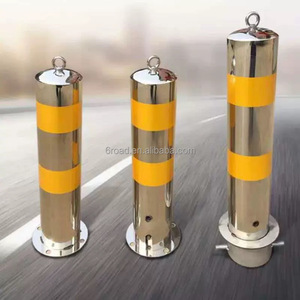 <span class=keywords><strong>Dia</strong></span> 219*500mm poste de seguridad de acero inoxidable alto, bolardos de tráfico, barrera de estacionamiento - Product Image 5
