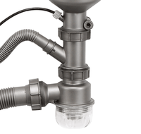 Werkseitig hergestellt Single Bowl Sink Zubehör Drainer Küchen spüle mit Controller Smart Filter