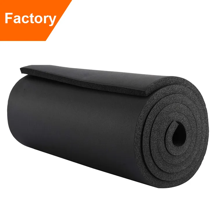 Zelfklevende Sbr/Pu/Nbr/Pvc/Pe/Cr/Epdm Schuim Leverancier 15M Rubber foam Vel/Rol