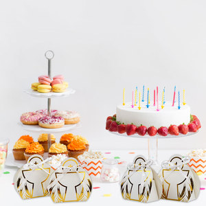 50 boîtes pliables en papier recyclé pour bonbons et friandises, motif Calice Sacré, avec ruban, pour baptême, croix, biscuits, <span class=keywords><strong>baby</strong></span> shower - Product Image 6