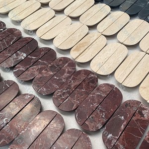 Nanwei pietra di marmo bianco manico lungo geometrico tirare moderna ferramenta <span class=keywords><strong>per</strong></span> mobili <span class=keywords><strong>per</strong></span> cassetti e guardaroba da cucina - Product Image 5