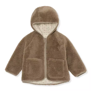 <span class=keywords><strong>Manteau</strong></span> d'hiver décontracté à capuche BKD pour bébés filles et garçons, <span class=keywords><strong>long</strong></span>, ample, en velours granulaire, imperméable, chaud, vêtements d'extérieur - Product Image 2